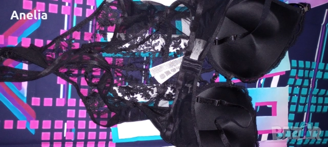 Дамско Боди Сутиен  Черно Бюстие Л ХЛ 85 Д, снимка 3 - Бельо - 52557758