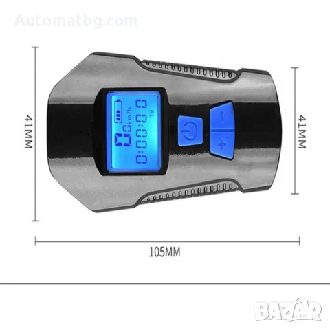 LED фар за велосипед Automat, С дисплей и клаксон, снимка 7 - Аксесоари за велосипеди - 49089277