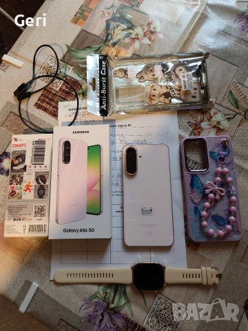 Нов Samsung A56 5G 128gb гаранция+подаръци 