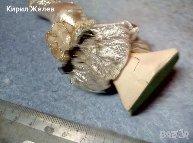 ПРЕКРАСНА КУКЛА ФИГУРКА МИНИ МАНЕКЕН РЕТРО АРТ МОДА с КОПРИНЕНА РОКЛИЧКА 47204, снимка 7 - Колекции - 47694810