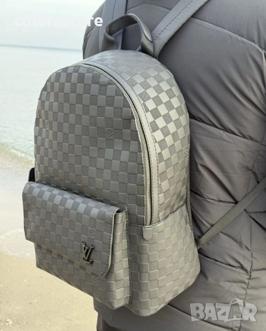 Мъжка Черна раница Louis Vuitton /SG88-8, снимка 3 - Раници - 37731973