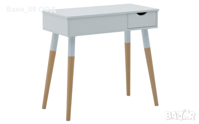 Бяла тоалетка с огледало и чекмедже, снимка 4 - Тоалетки - 41969029