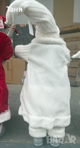 Декоративен Дядо Коледа в сиво – уют, топлина и празничен дух у дома (50 / 70 / 90 см), снимка 7 - Декорация за дома - 52445627