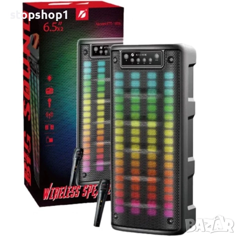 Караоке тонколона с Bluetooth KTS-1806 2х6,5''