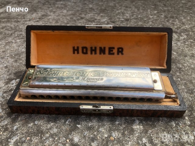 стара професионална хармоника "HOHNER", снимка 4 - Духови инструменти - 42279858