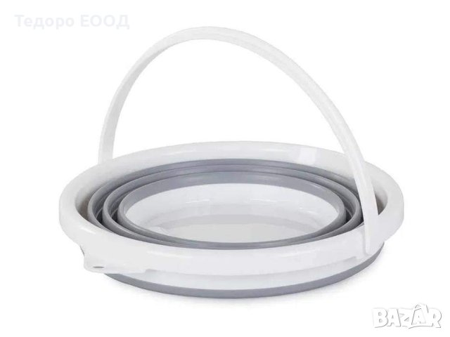 Сгъваема кофа 10л. силиконова, снимка 6 - Мопове, кофи, четки и метли - 44356113