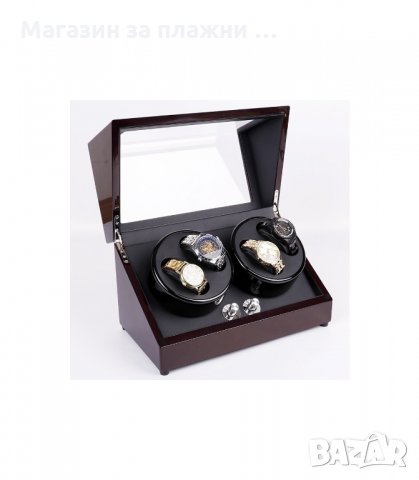 ЛУКСОЗНА КУТИЯ ЗА САМОНАВИВАЩИ ЧАСОВНИЦИ ЗА 4 БРОЯ - код 2176, снимка 15 - Други - 34206931