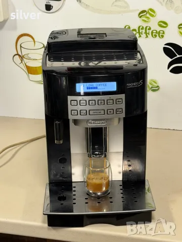 Кафемашина кафе автомат delonghi magnifica S CAPPUCCİNO с гаранция, снимка 2 - Кафемашини - 55934377