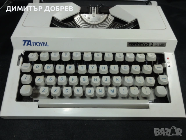 СТАРА РЕТРО ПОРТАТИВНА ПИШЕЩА МАШИНА CONTESSA 2 DE LUXE, снимка 5 - Антикварни и старинни предмети - 53749112