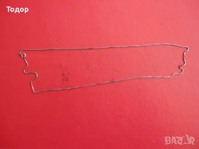 Страхотна сребърна верижка колие 925 А, снимка 5 - Колиета, медальони, синджири - 47463305