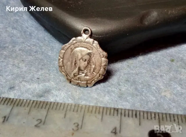 СТАРИННА РИМОКАТОЛИЧЕСКА СРЕБЪРНА ИКОНКА СРЕБРО ВИСОКА ПРОБА ХУДОЖЕСТВЕНА РЪЧНА ИЗРАБОТКА 47524, снимка 8 - Антикварни и старинни предмети - 49153920