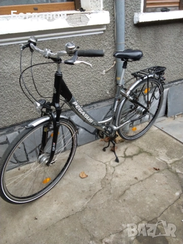 ВЕЛОСИПЕД PEGASUS ДАМСКИ ВЪТ.СКОРОСТИ SHIMANO 8 SPEED с Контра 28" като Нов 