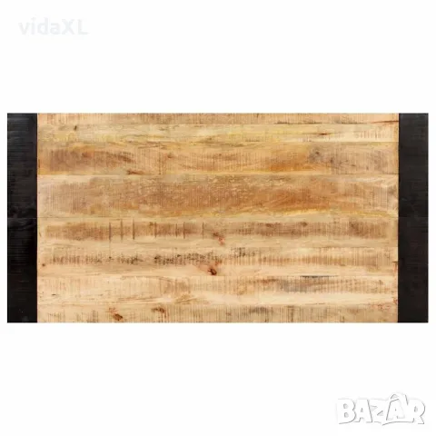 vidaXL Трапезна маса, 140x70x76 cм, грубо мангово дърво масив, снимка 3 - Маси - 56146612