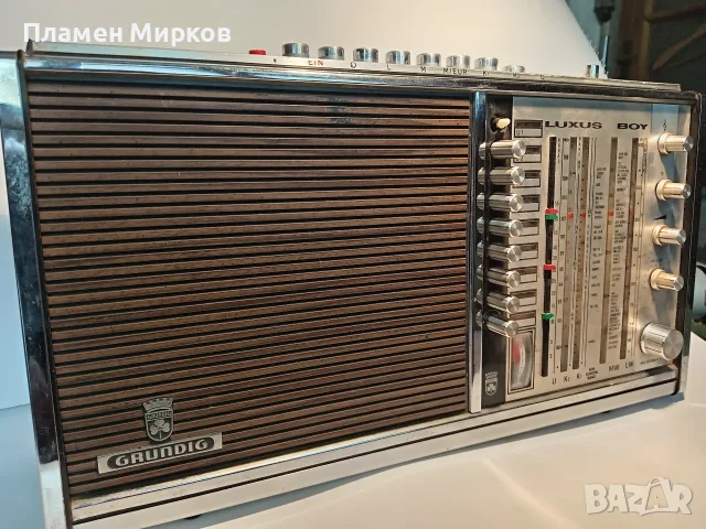 Германски транзистор GRUNDIG Luxus BOY, снимка 4 - Радиокасетофони, транзистори - 55776601