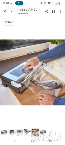 Комплект за вакуумно запечатване Laica VT3240 XPro Maxi, състоящ се от 1 професионален , снимка 8 - Други - 52463891