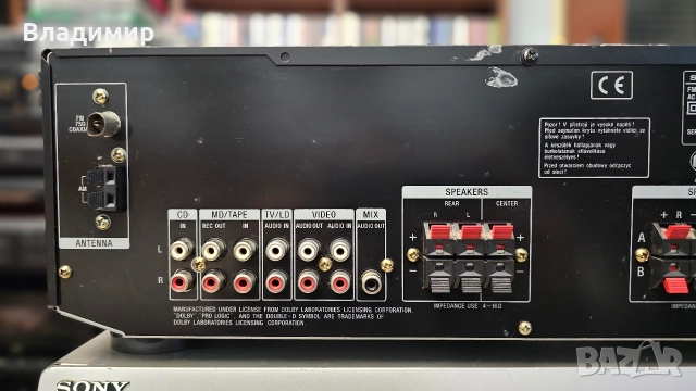 Sony STR-DE235, снимка 6 - Ресийвъри, усилватели, смесителни пултове - 52956762