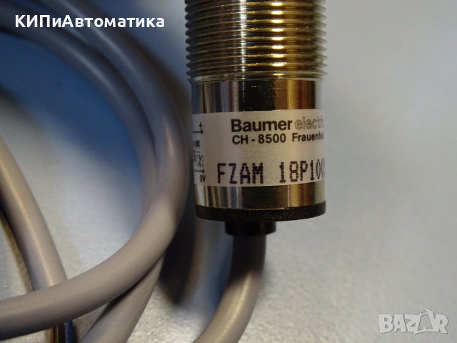 Индуктивен датчик Baumer Electric FZAM 12P 1005 inductive sensor, снимка 4 - Резервни части за машини - 44602803