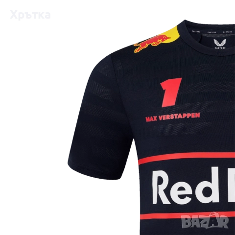 Red Bull Racing F1 Max Verstappen Team T-Shirt - Оригинална мъжка тениска, снимка 5 - Тениски - 52850864