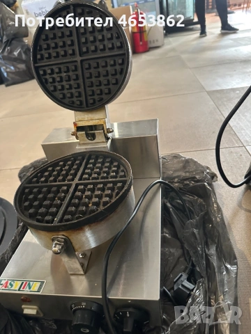 Професионален гофретник, снимка 3 - Обзавеждане на кухня - 53696724