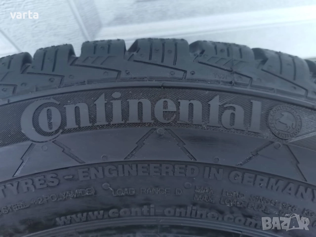 1бр  НОВА гума за бус 205/65/16C CONTINENTAL VancoWinter, снимка 3 - Гуми и джанти - 52828538