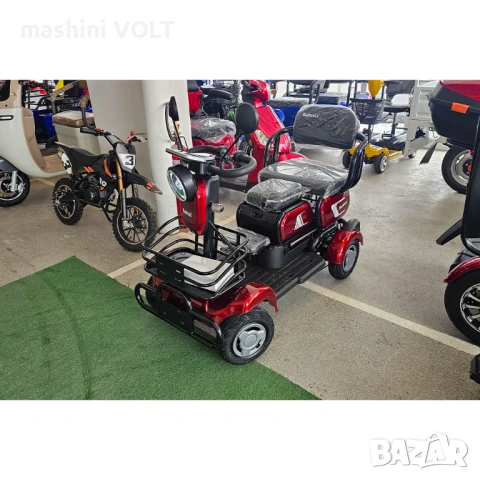 Електрическа четириколка BULLMAX A9, рекуперация, магнитна спирачка, 1500W, 48V/20Ah, снимка 9 - Велосипеди - 53202157