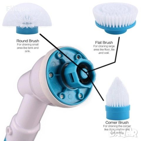 Електрическа четка за почистване на баня Spin Scrubber 🧼, снимка 14 - Други стоки за дома - 53273260