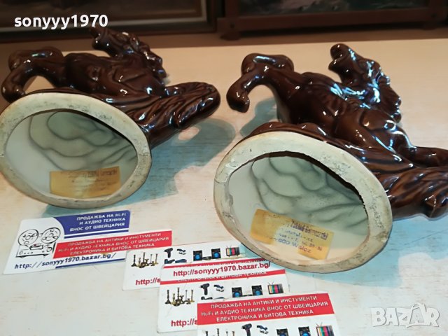 кончета коне 2бр керамика с етикети 1806231836MHL4, снимка 12 - Антикварни и старинни предмети - 41246514