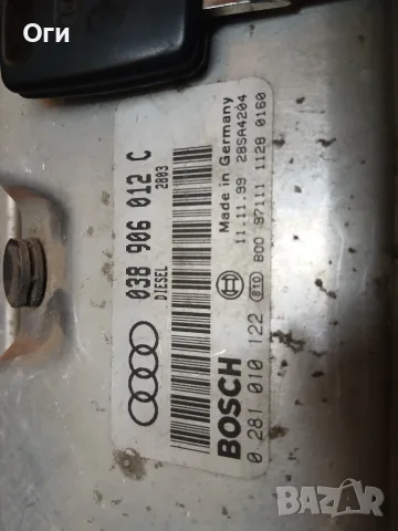 Компютър за Ауди А3 1.9 TDI 038 906 012 C / 0 281 010 122, снимка 2 - Части - 55742078