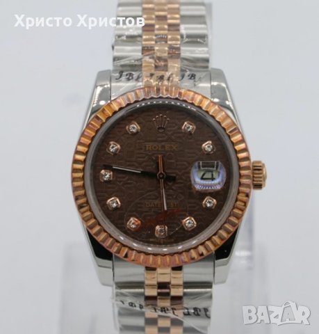 Дамски луксозни часовници Rolex DateJust, снимка 2 - Дамски - 41603878