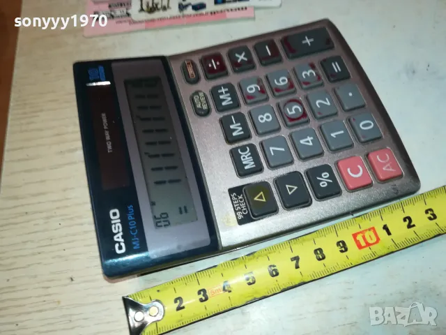 CASIO-КАЛКУЛАТОР 1512241100, снимка 5 - Друга електроника - 48352620