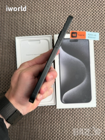 КАТО НОВ❗️iPhone 15 Pro MAX ❗️Лизинг от 50лв/м ❗️Black Titanium 256Gb❗️, снимка 5 - Apple iPhone - 52050403