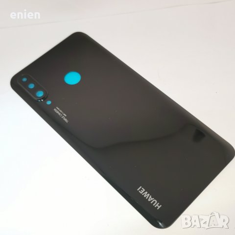 Заден капак, панел със стъкло камера за Huawei P30 Lite 48MP / Черен, снимка 1 - Резервни части за телефони - 39564548