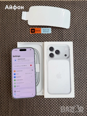 НОВ! *ЛИЗИНГ* iPhone 17 Pro 256Gb Silver / Гаранция, снимка 4 - Apple iPhone - 53165639