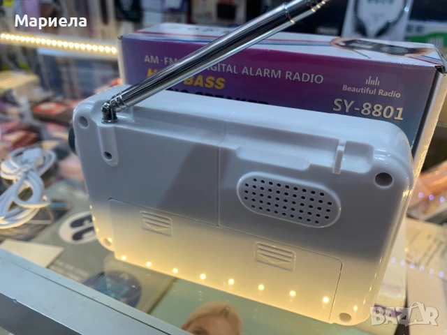 Малко Радио на Ток и на Батерии / Джобно радио / Радио-часовник, снимка 5 - Радиокасетофони, транзистори - 51091929
