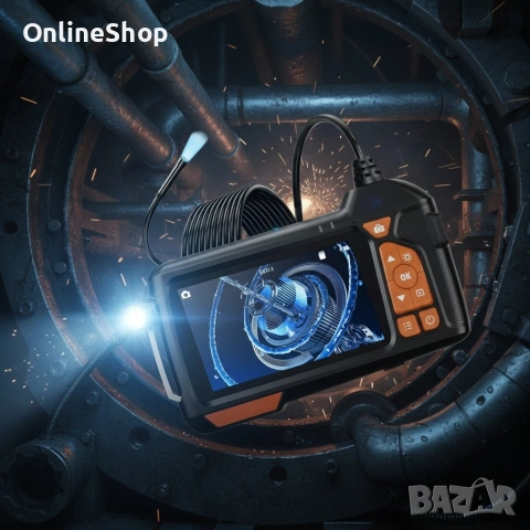 FULL HD ендоскоп + 4,3" дисплей + камера 8 мм + LED светлина, снимка 8 - Аксесоари и консумативи - 53327203