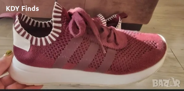 Дамски Adidas бордо 38 номер , снимка 9 - Маратонки - 56165000