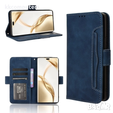 Honor 200 Pro 5G Magnetic Wallet Кожен Калъф и Скрийн Протектор, снимка 3 - Калъфи, кейсове - 52671869