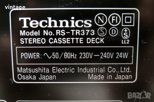 Technics RS-TR373, снимка 8 - Декове - 53636076