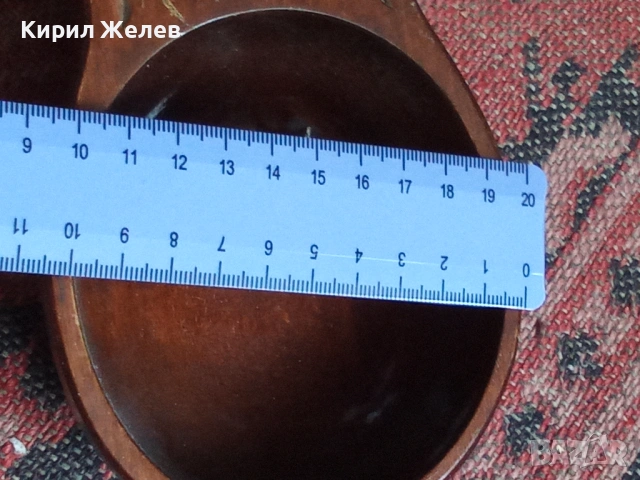 Дървена купичка 53671, снимка 6 - Антикварни и старинни предмети - 53390797