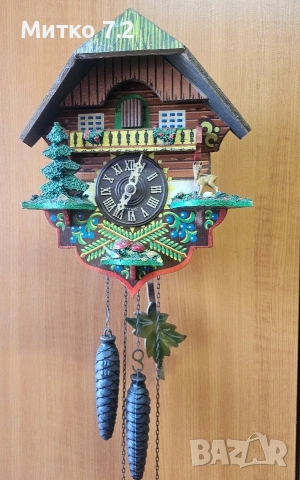 Стар немски часовник кукувица, снимка 6 - Антикварни и старинни предмети - 53160697