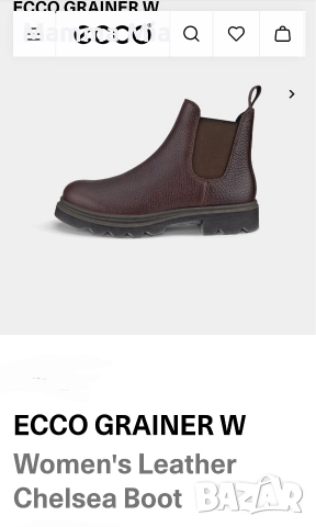 НОВИ ECCO боти естествена кожа EU39