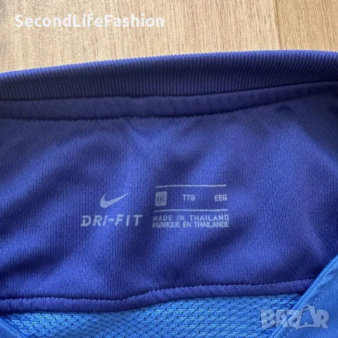 Nike футболна тениска Дания 17/19 колекционерска размер XXL, снимка 4 - Футбол - 55817515