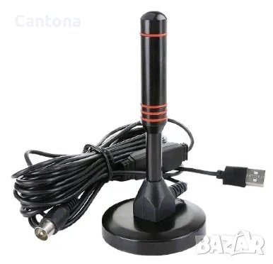 Дигитална антена HDTV, 4K, Antena Digital TV, USB захранване,  с магнит, снимка 2 - Приемници и антени - 41893301