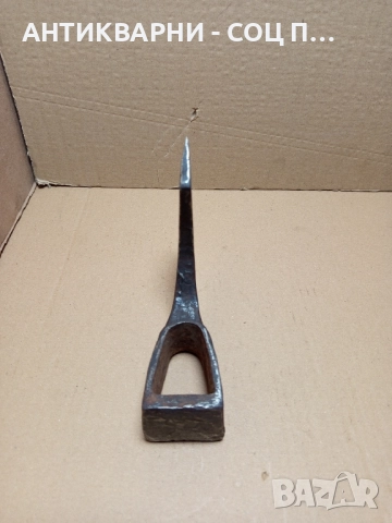 Соц Стара Ръчно Кована Българска Брадва Тегло 1.500кг Номер 14., снимка 4 - Антикварни и старинни предмети - 52189403