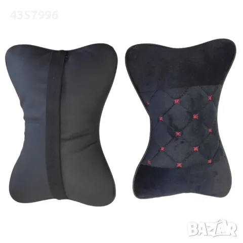  Възглавница за врат PA01 - 2 БР/К-Т - ЧЕРНО