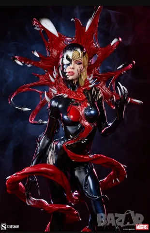 Ръчно изработениа статуя на Гвенъм от Спайдър - мен /Marvel Gwenom simbioted, снимка 10 - Фигурки - 53288621