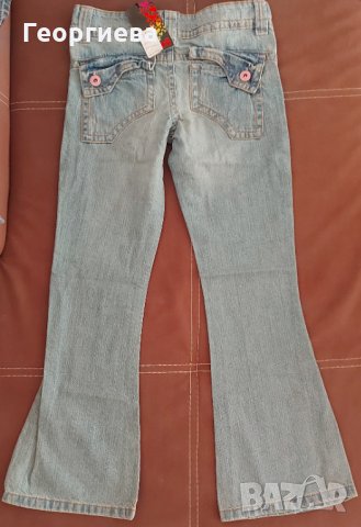 Дънки с аксесоар, снимка 2 - Детски панталони и дънки - 34047529