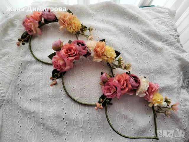 Ръчно изработени диадеми, снимка 5 - Аксесоари за коса - 50743437