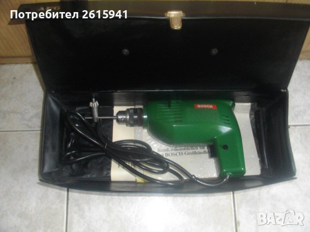 Нова Оригинална Швейцарска Бормашина-Дрелка-Bosch P120SB-280 Вата/2 скорости/Ниски Обороти-ОТЛИЧНА, снимка 2 - Бормашини - 41160977