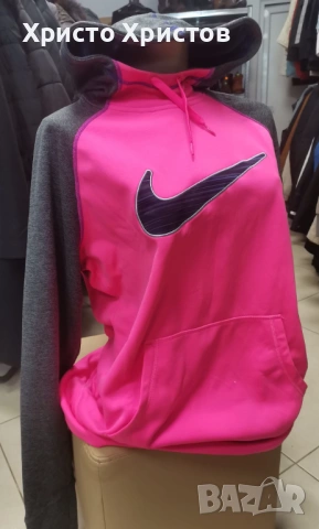 Дамски ватиран суитшърт NIKE Размер XL  , снимка 2 - Спортни екипи - 53152413